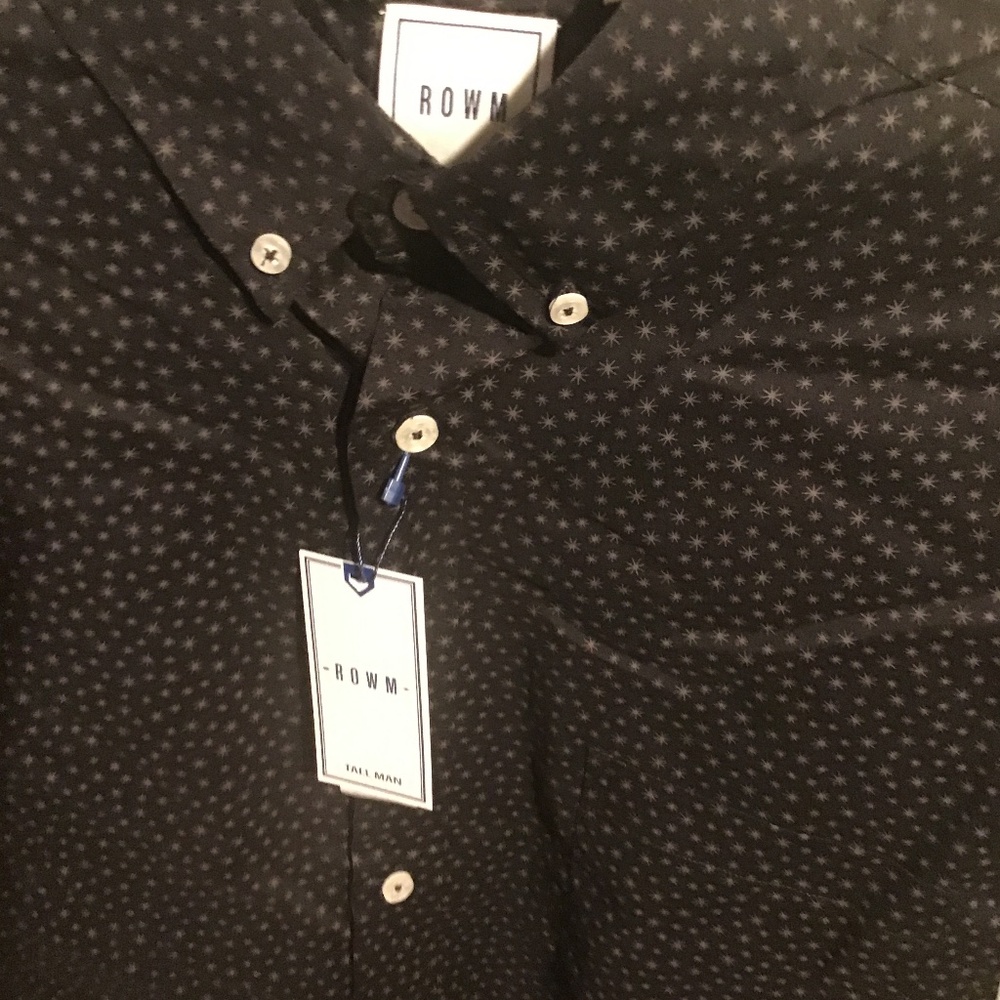Men’s big and tall long sleeve shirt